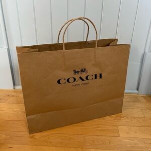 Coach Paper Shopping Bag